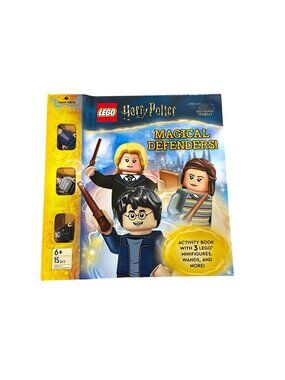 LEGO Harry Potter Magical Defenders Activity Book With 3 Minifigures Wands & Puz